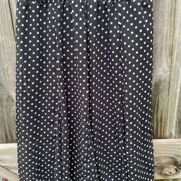 Chris McLaughlin Black Dress with White Dots - Picture 3 of 7